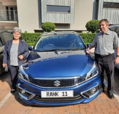 Receiving our Free Car